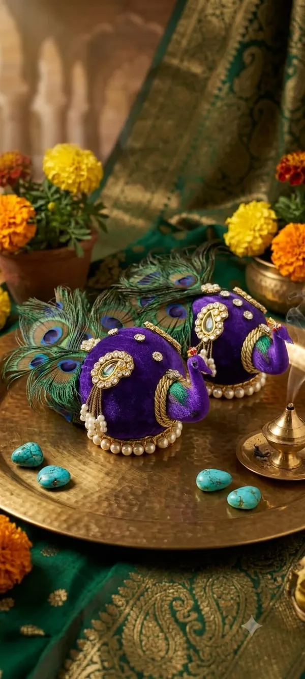 Velvet_Peacock_Decorative_Figurines_Pair