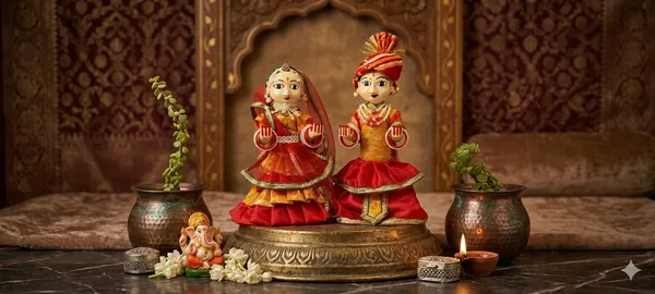 Wooden_Red_Traditional_Embellished_Couple_Figurine_Set