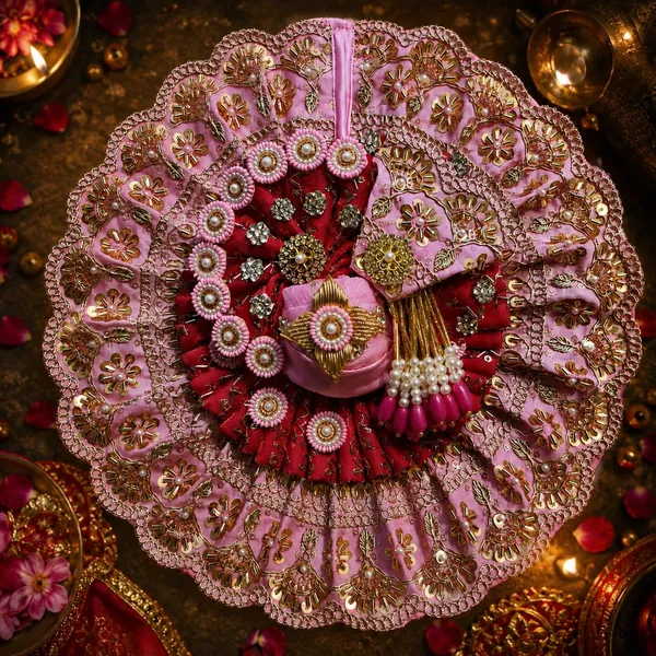 Cotton_Moti_Stone_Festive_Floral_Deity_Idol_Decoration