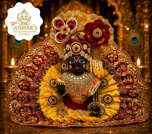 Red_Yellow_Cotton_Moti_Stone_Embellished_Laddu_Gopal_Poshak