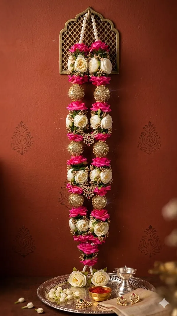 Royal_Kundan_&_Pearl_Velvet_Rose_Varmala_Set_photo_frame_malas