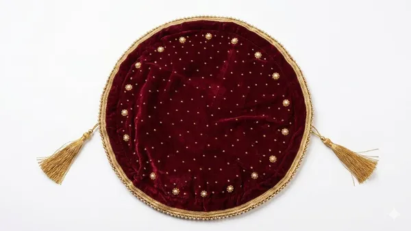 Royal_Maroon_Velvet_Pooja_Thali_Cover_/_Decorative_Plate_Platter_Cover