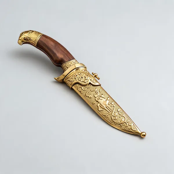 Metal_Traditional_Ornate_Gold-Tone_Decorative_Dagger