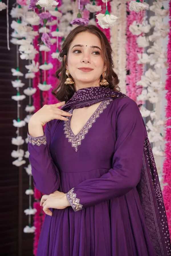Purple_Georgette_Anarkali_Dupatta_Palazzo_Set_For_Women