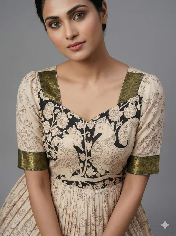 Off_White_Chanderi_Anarkali_Dress_For_Women