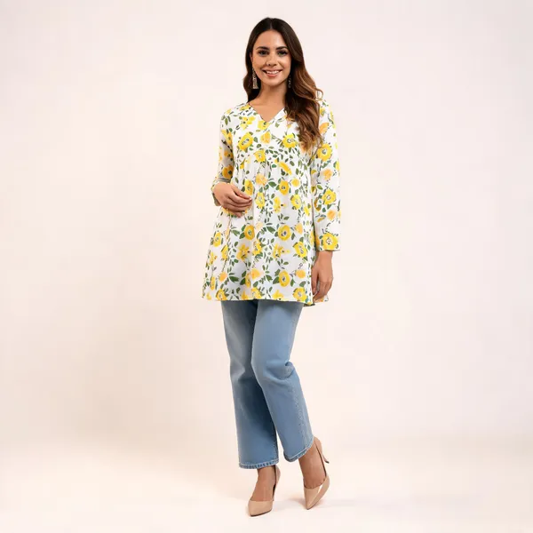 White_Cotton_Straight_Kurta_For_Women