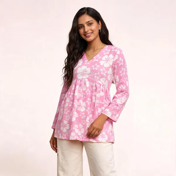 Light_Pink_Rayon_Top_For_Women