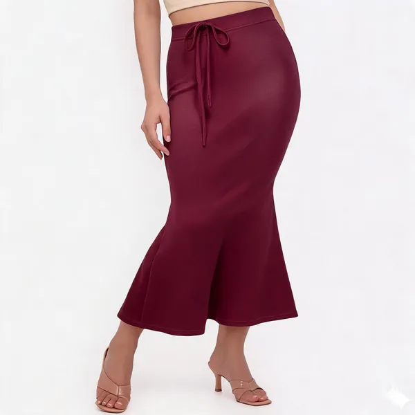 Wine_Lycra_Shapewear_Petticoat_For_Women