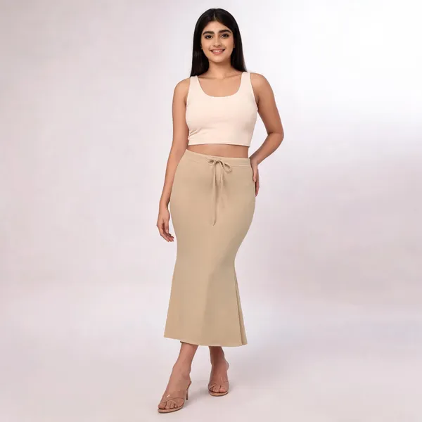 Beige_Lycra_Shapewear_Petticoat_For_Women