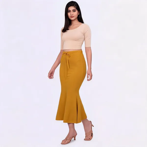 Mustard_Lycra_Shapewear_Petticoat_For_Women