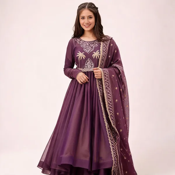 Purple_Georgette_Anarkali_Palazzo_Dupatta_Set_For_Women