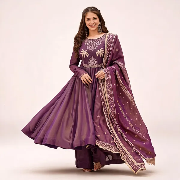 Purple_Georgette_Anarkali_Palazzo_Dupatta_Set_For_Women