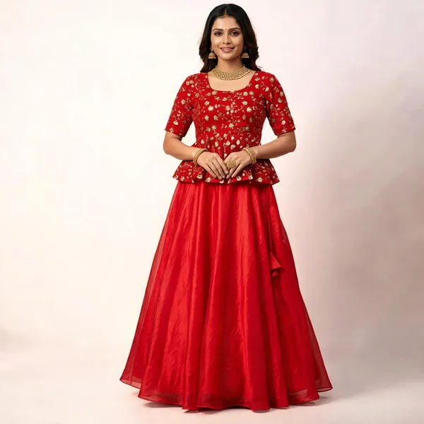 Red_Silk_Lehenga_Choli_For_Women
