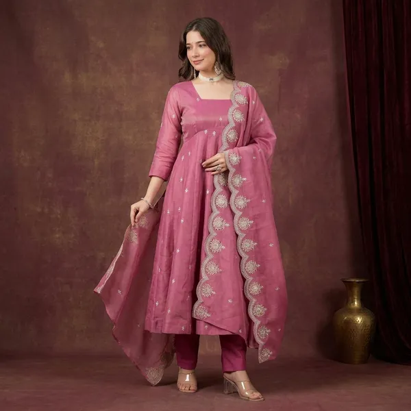 Pink_Georgette_Kurta_Palazzo_Dupatta_Set_For_Women