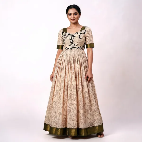 Off_White_Chanderi_Anarkali_Dress_For_Women