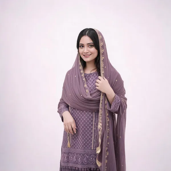 Mauve_Georgette_Kurta_Palazzo_Dupatta_Set_For_Women