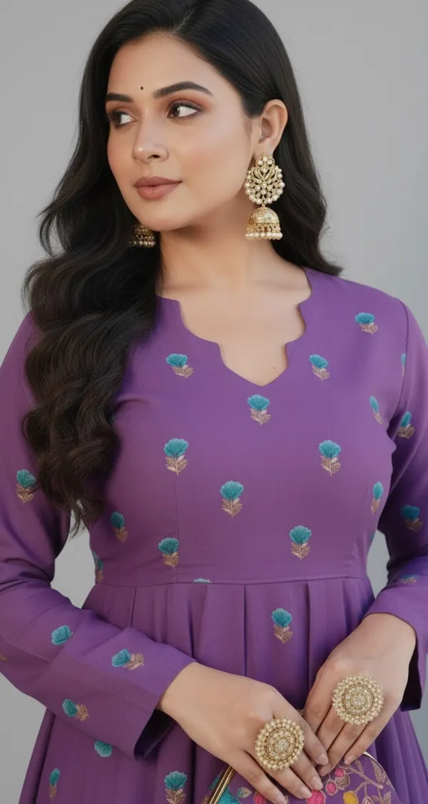 Lavender_Georgette_Anarkali_Kurta_Palazzo_Set_For_Women