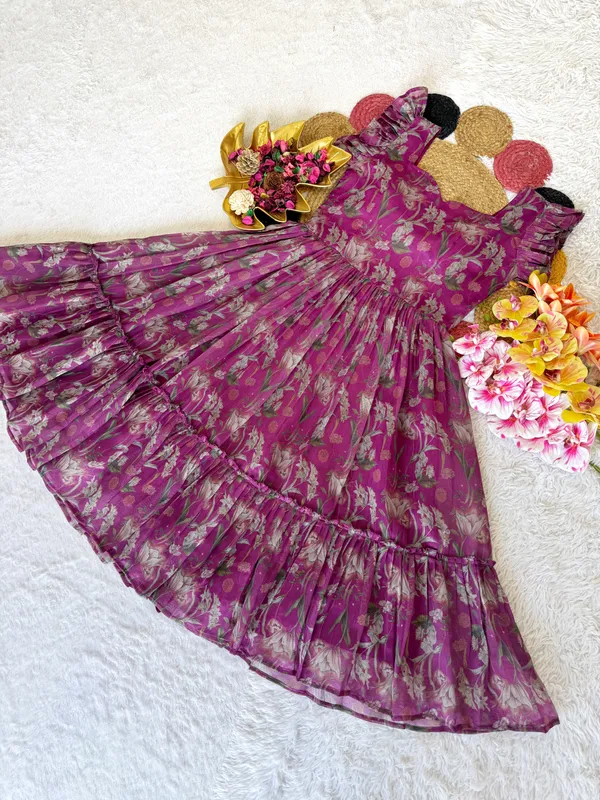Wine_Chanderi_Midi_Dress_For_Women