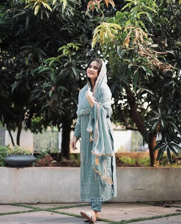 Blue_Georgette_Kurta_Palazzo_Dupatta_Set_For_Women