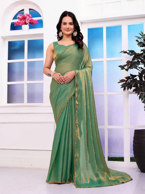 Fluit_Lesvetements_Embellished_Bollywood_Silk_Blend_Saree_with_Unstitched_Blouse_(Green)