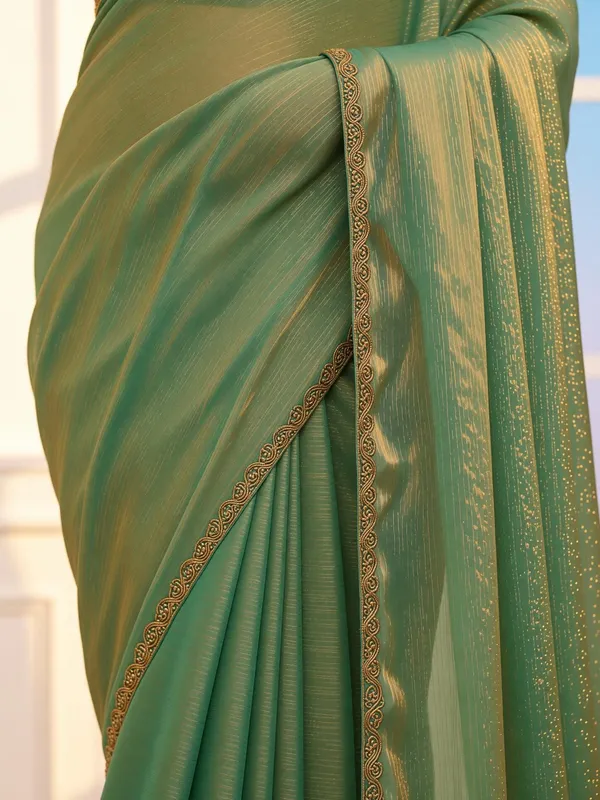 Fluit_Lesvetements_Embellished_Bollywood_Silk_Blend_Saree_with_Unstitched_Blouse_(Green)