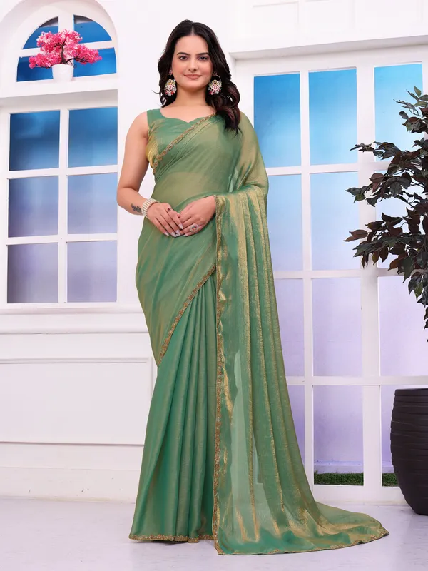 Fluit_Lesvetements_Embellished_Bollywood_Silk_Blend_Saree_with_Unstitched_Blouse_(Green)