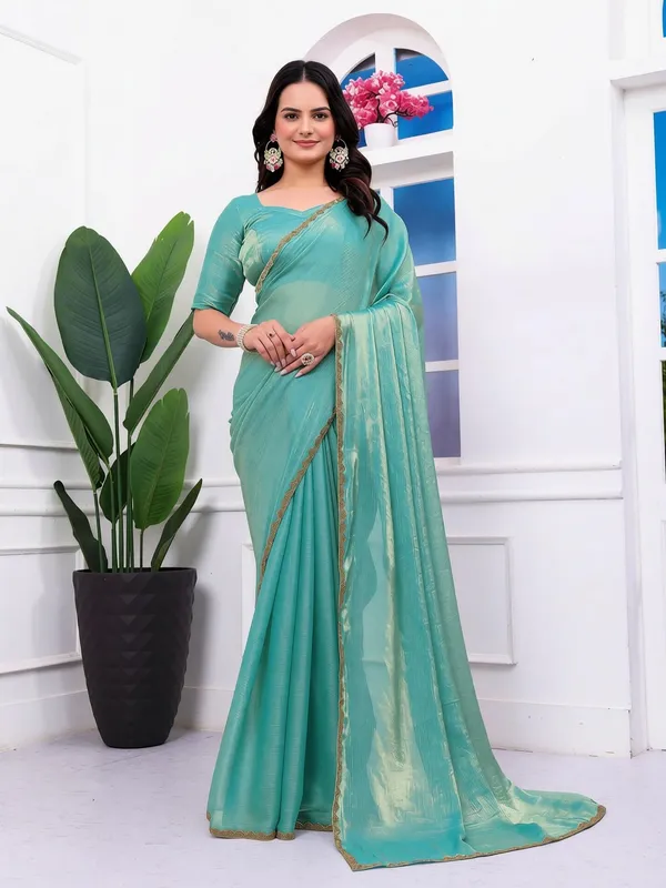Fluit_Lesvetements_Embellished_Bollywood_Silk_Blend_Saree_with_Unstitched_Blouse_(Blue,_Green)