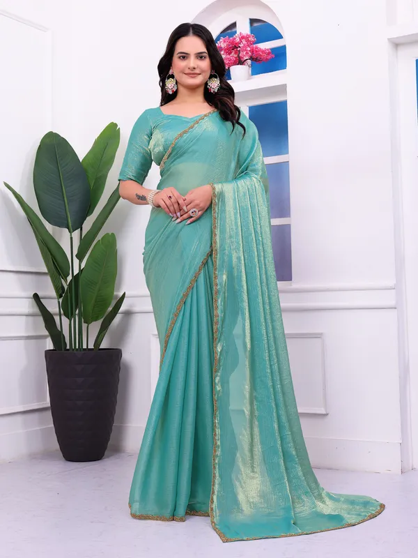 Fluit_Lesvetements_Embellished_Bollywood_Silk_Blend_Saree_with_Unstitched_Blouse_(Blue,_Green)