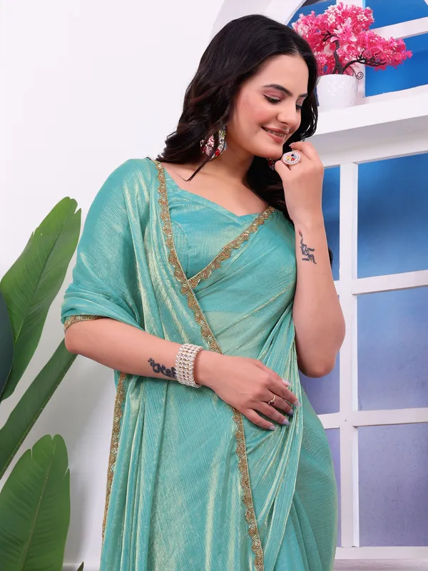 Fluit_Lesvetements_Embellished_Bollywood_Silk_Blend_Saree_with_Unstitched_Blouse_(Blue,_Green)