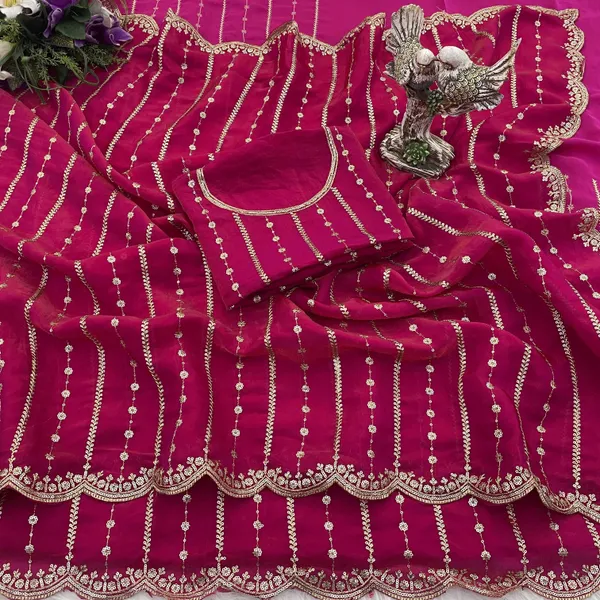 FLUIT_LESVETEMENTS_Embroidered_Bollywood_Satin_Saree_with_Unstitched_Blouse_(Pink)