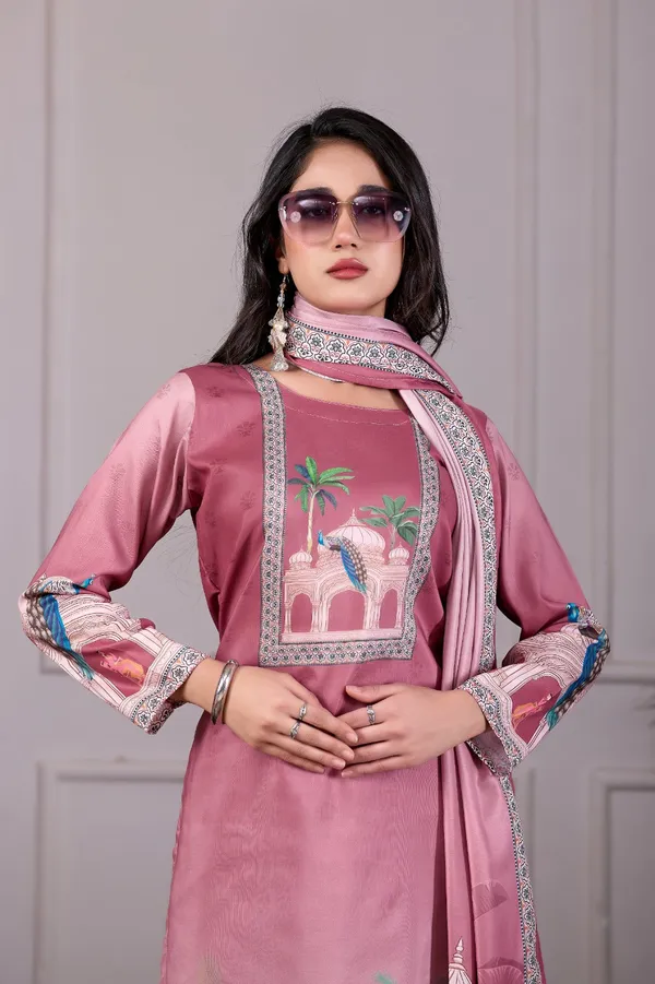Royal_Mughal_Printed_3_Piece_Embroidered_Suit_Set_Dusty_Rose