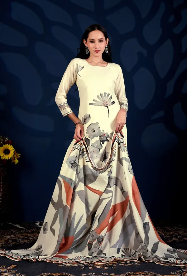 Ivory_Floral_Printed_Anarkali_Cord_Set