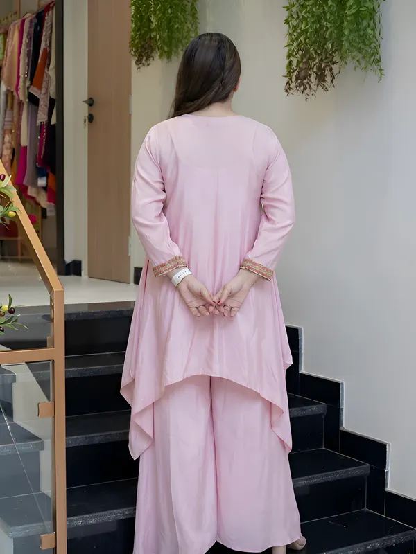 Pink_French_crepe_Co-ord_set