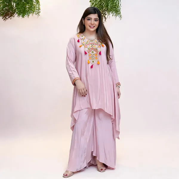 Pink_French_Crepe_Co-Ord_Set_For_Women