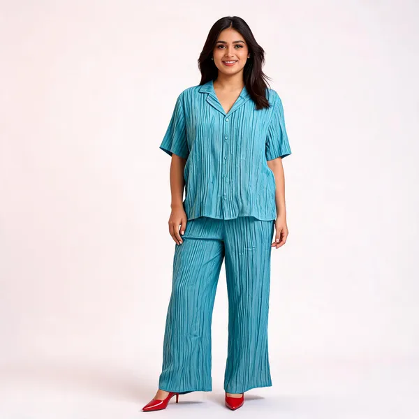 Blue_Linen_Straight_Fit_Co-Ord_Set_For_Women