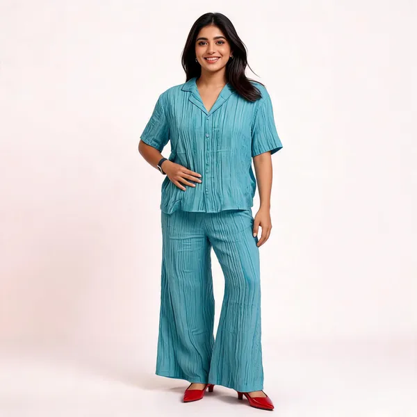 Blue_Linen_Straight_Fit_Co-Ord_Set_For_Women