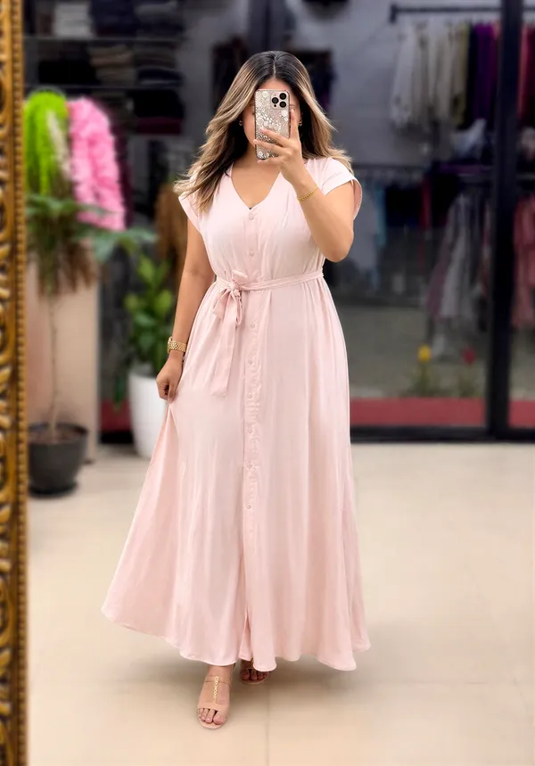Pink_Pure_Cotton_Maxi_dress