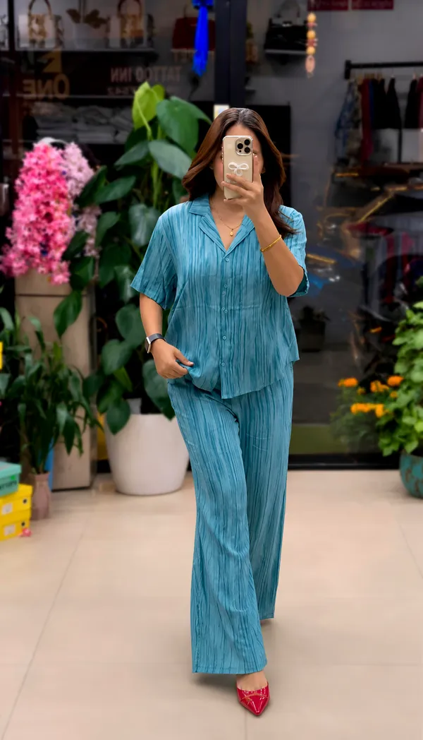 Blue_Linen_Straight_Fit_Co-Ord_Set_For_Women