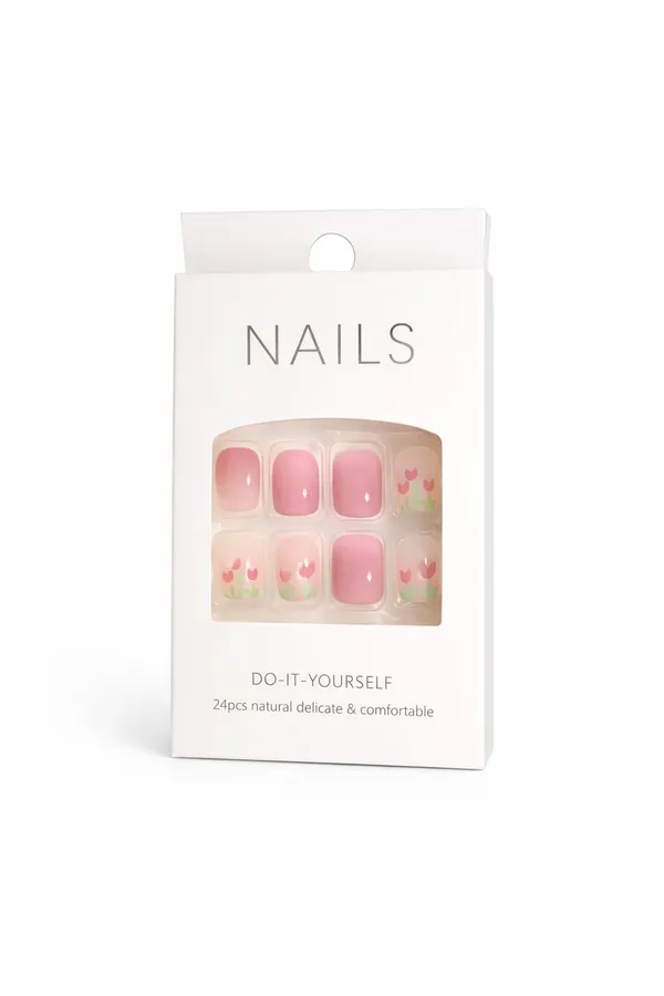 Dusty_Rose_Floral_Press_On_Nails_Matte_Mauve_With_Flower_Accents