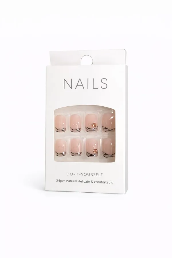 Nude_Gold_Leaf_French_Tip_Press_On_Nails_Soft_Pink_With_Gold_Foil_Crystal_Accents