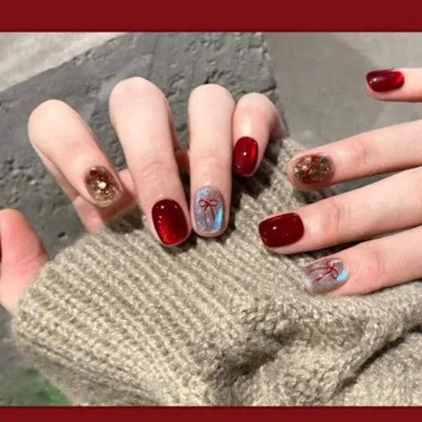 Burgundy_Red_Press_On_Nails_With_Bow_Gem_Accents_24_Pcs