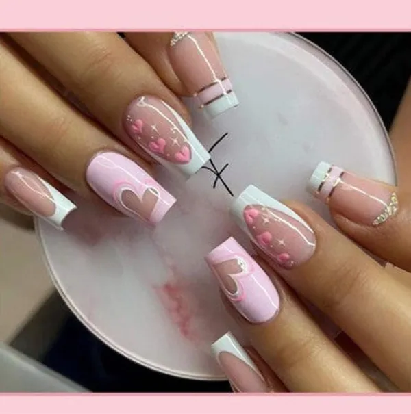 Pink_Heart_French_Tip_Press_On_Nails_Nude_With_White_Tips_Heart_Accents
