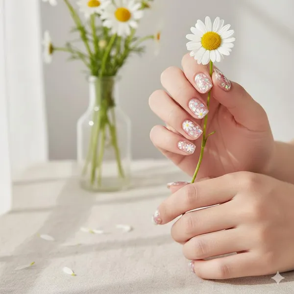 Nude_Floral_Shimmer_Press_On_Nails