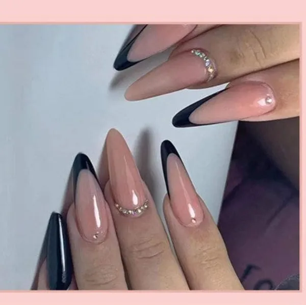 Black_French_Tip_Press_On_Nails_Nude_With_Black_Tips_Crystal_Accents