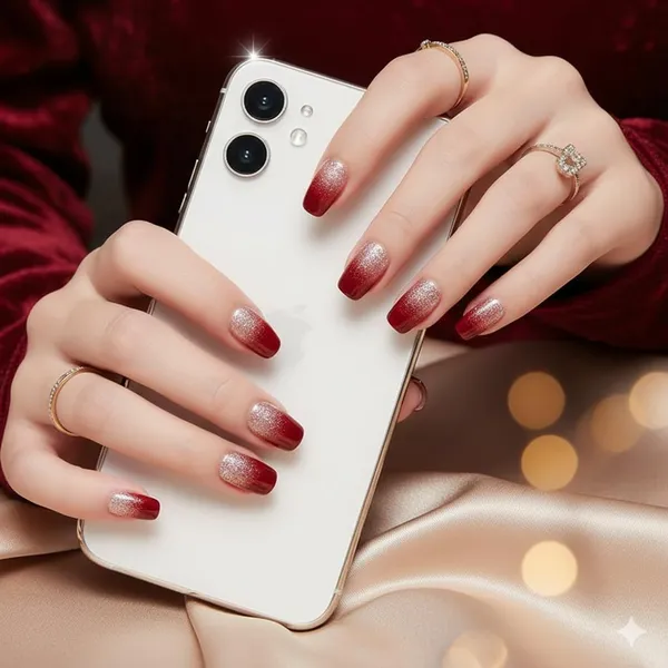 Wine_Red_Glossy_Press_On_Nails