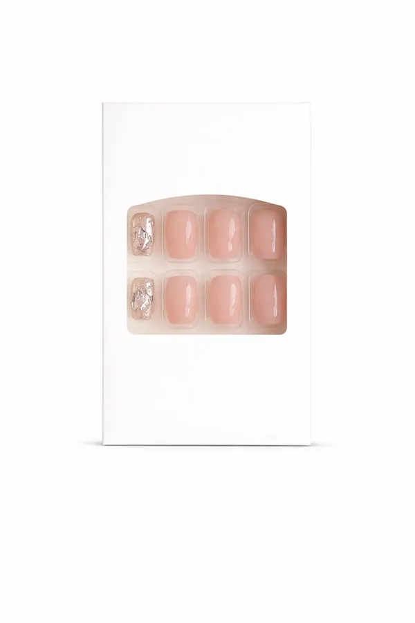 Pearlescent_Charm_Press_On_Nails_Soft_Pink_With_Silver_Foil_Accents