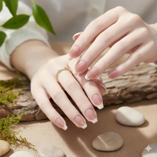 Classic_French_Tip_Press_On_Nails_Nude_White_24Pcs