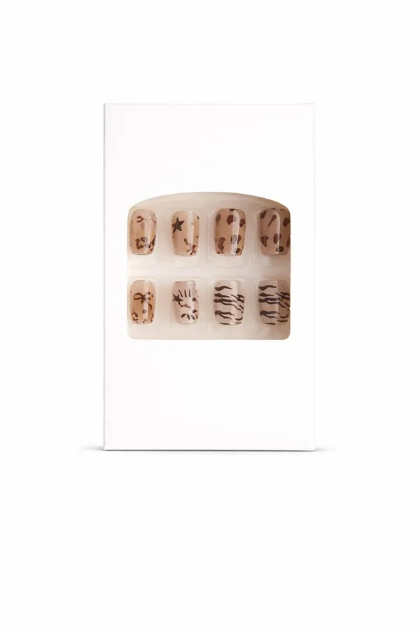 Wild_Safari_Press_On_Nails_Nude_With_Leopard_Print_Zebra_Accents