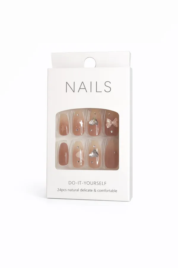 Rosy_Bow_Charm_Press_On_Nails_Pink_Gradient_With_Bow_Heart_Gems