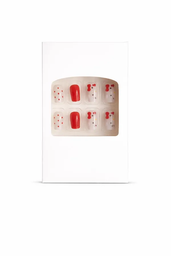 Hello_Kitty_Press_On_Nails_Red_White_With_Cute_Character_Accents